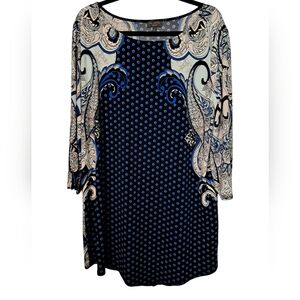 NWT THE LIMITED COLLECTION PAISLEY DOT DRESS XL